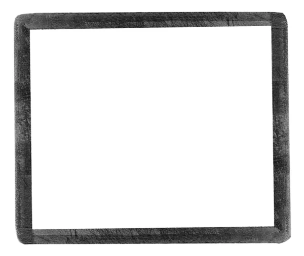 Black wood frame — Stock Photo, Image