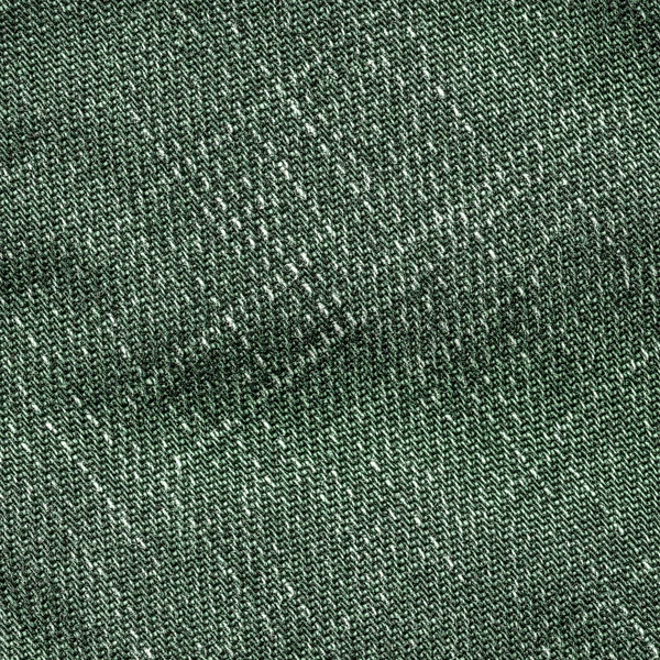 Grüne Denim-Textur, kann als Hintergrund verwendet werden — Stockfoto