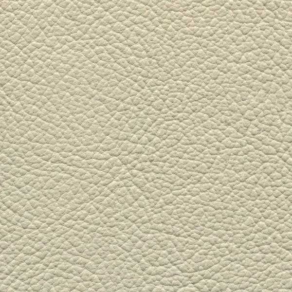 Light beige leather texture as background — Stock Photo, Image