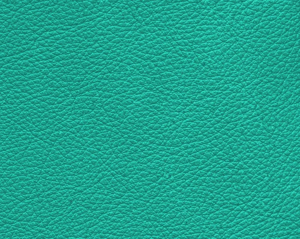 Textura de couro turquesa como fundo — Fotografia de Stock