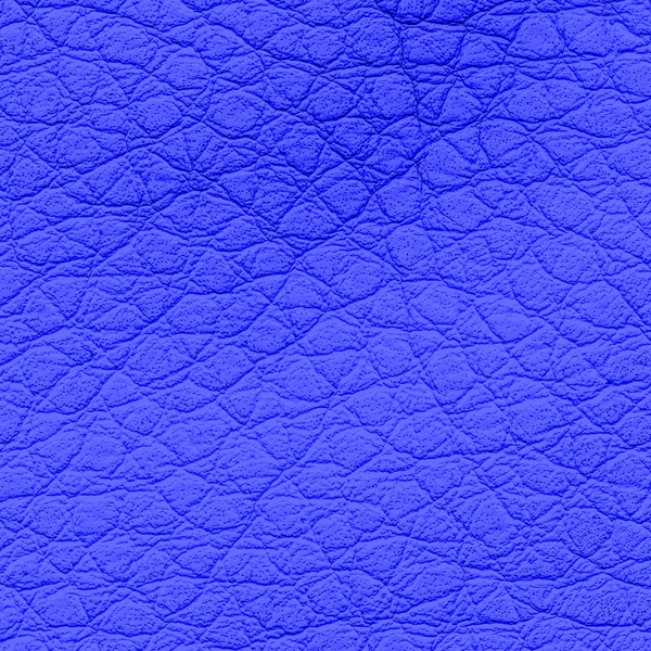 Textura de couro azul detalhada alta — Fotografia de Stock