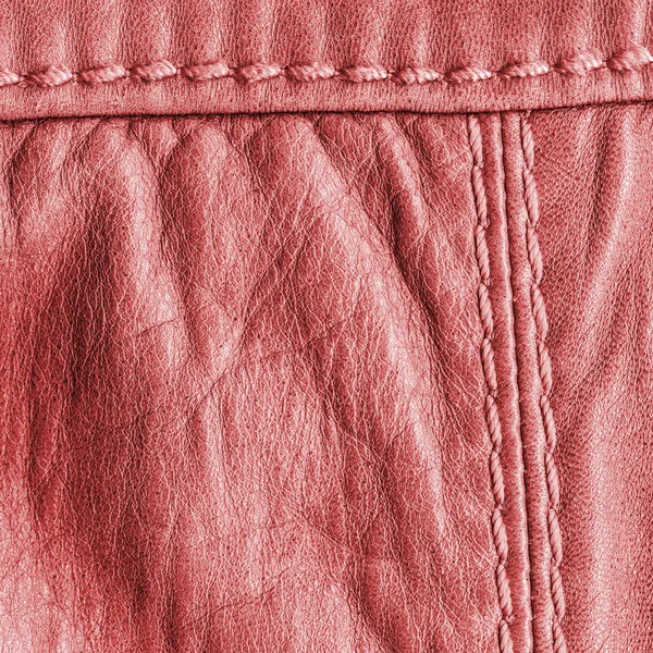 Textura o fondo de cuero rojo —  Fotos de Stock