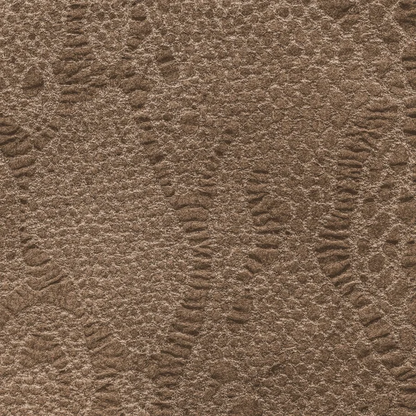 Brown artificial snake skin texture closeup — Stock Photo, Image