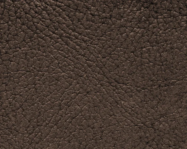 Textura de cuero marrón oscuro para fondo — Foto de Stock
