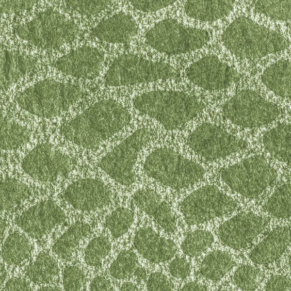 Sfondo verde basato sulla texture della pelle di serpente — Foto Stock