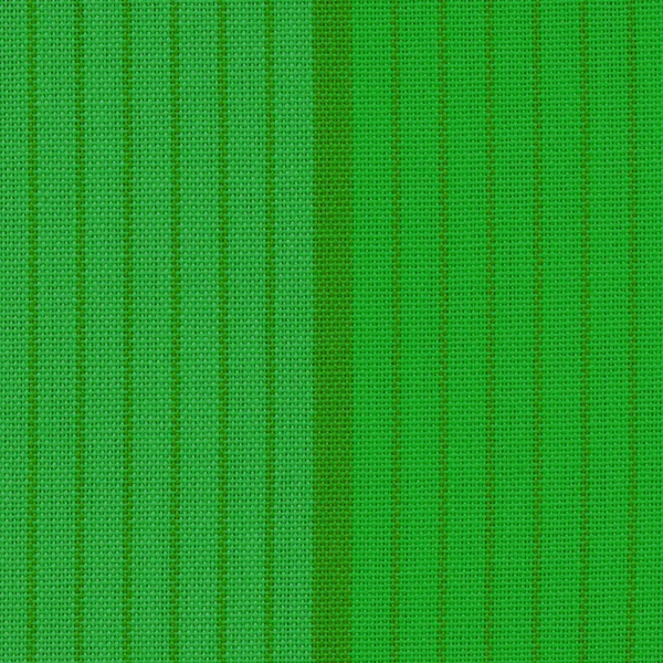 Green striped fabric texture or background — Stock Photo, Image