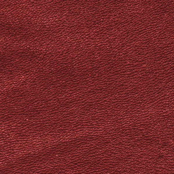 Rött läder textur närbild, bra för bakgrund — Stockfoto