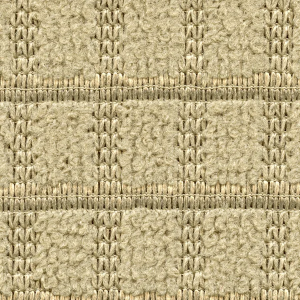 High detailed beige textile texture — Stock Photo, Image