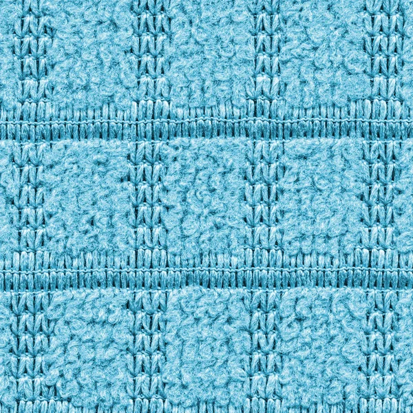 Texture textile bleue détaillée élevée — Photo