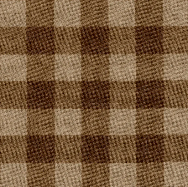 棕色的格子织物背景。用于设计作品 — 图库照片