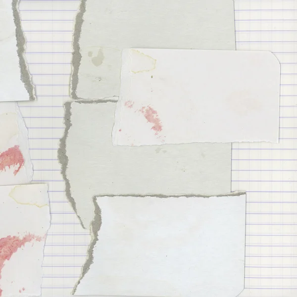 Background of old and dirty pieces of paper — Stock Photo, Image