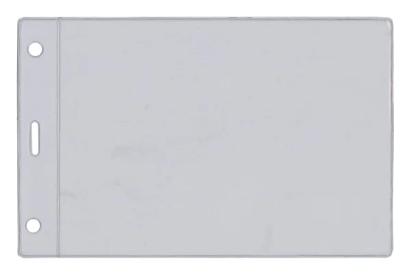 Gray plastic folder for paper — Stock Photo, Image