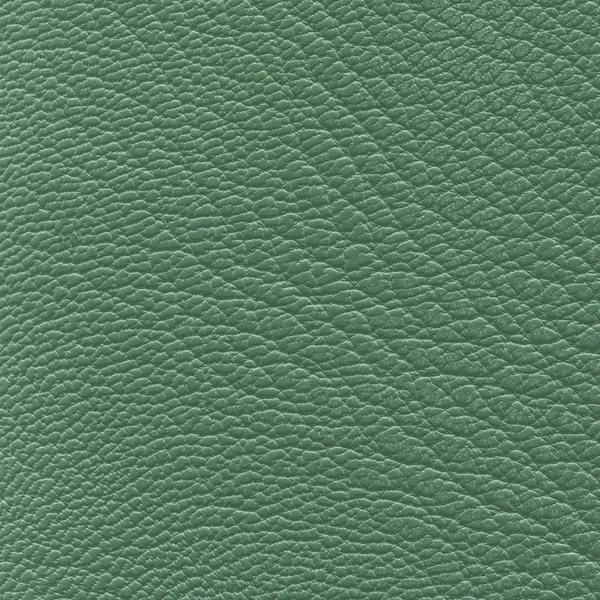 Green leather texture, — Stock Photo, Image