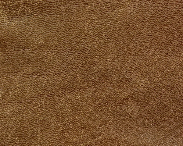 Old scratched brown leather texture or background — Stock Photo, Image
