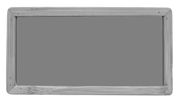 Old gray wooden frame — Stock Photo, Image