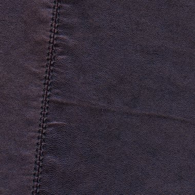 kahverengi deri doku, dikiş. Arka plan için yararlı