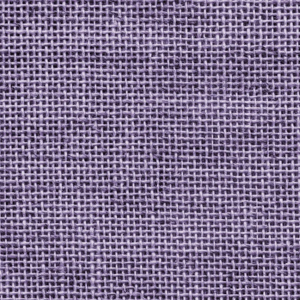Violet sackcloth texture closeup — Stock Photo, Image