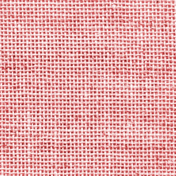 Sackcloth vermelho textura close-up . — Fotografia de Stock