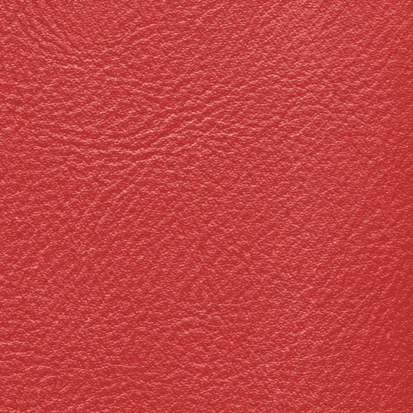 Couro vermelho textura closeup — Fotografia de Stock