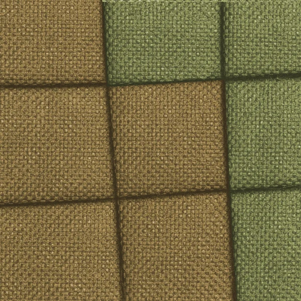 Green-brown synthetic textile background — Stock Photo, Image