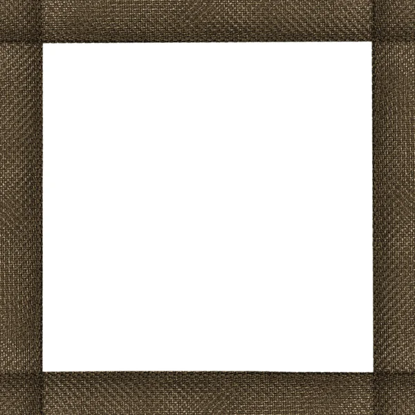 Brown synthetic material frame — Stock Photo, Image