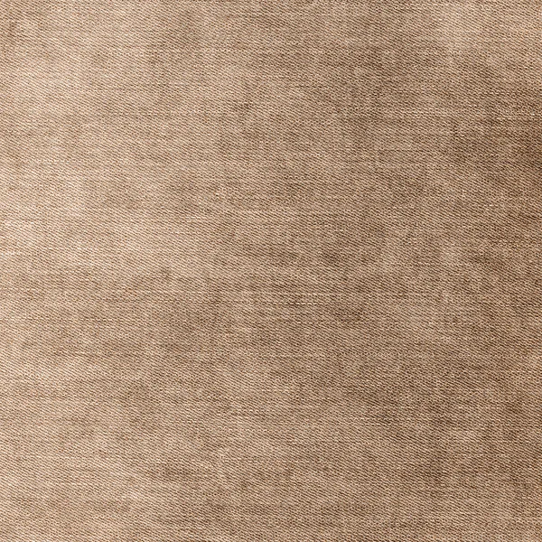 Desgastado textura denim marrom claro como fundo — Fotografia de Stock