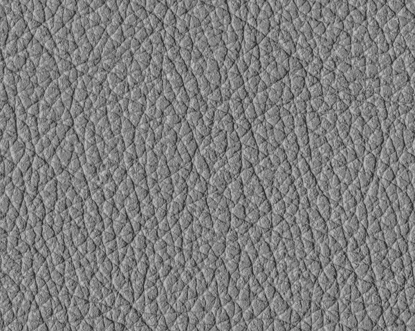 Textura de couro cinza close-up, útil para fundo — Fotografia de Stock