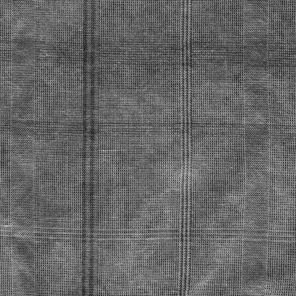 Šedé kostkované textilní pozadí — Stock fotografie
