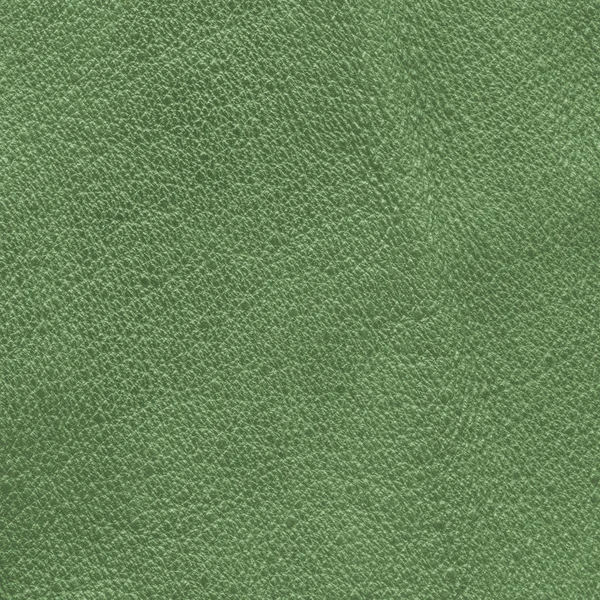 Grøn læder tekstur eller baggrund - Stock-foto