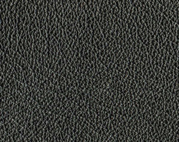 Textura de couro preto close-up. — Fotografia de Stock