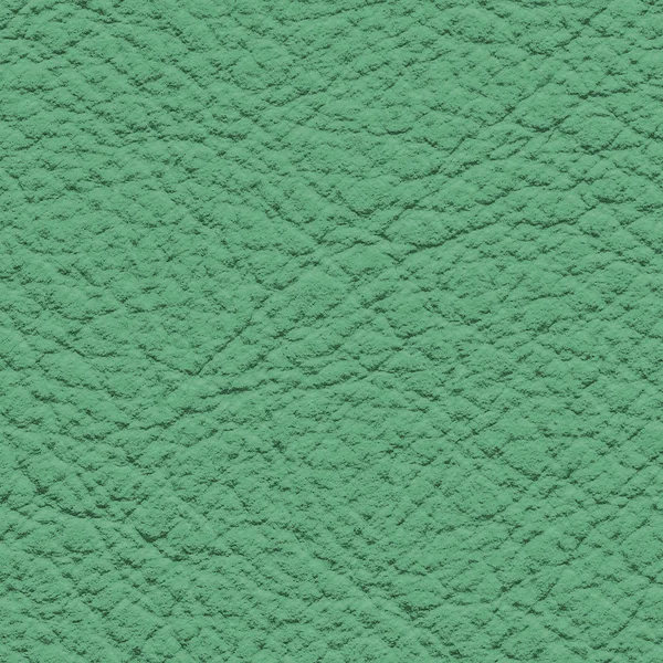 Texture cuir artificiel vert gros plan. — Photo