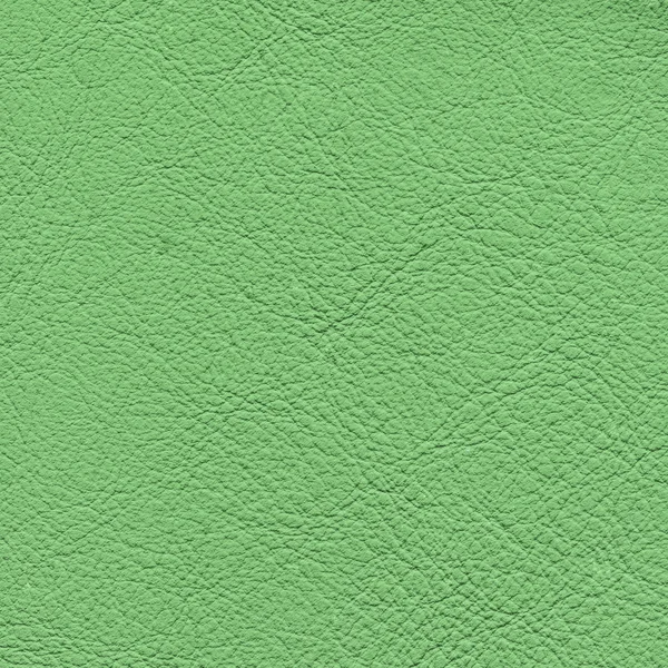 Green artificial leather texture or background — Stock Photo, Image