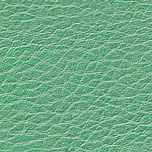 Textura de couro verde — Fotografia de Stock