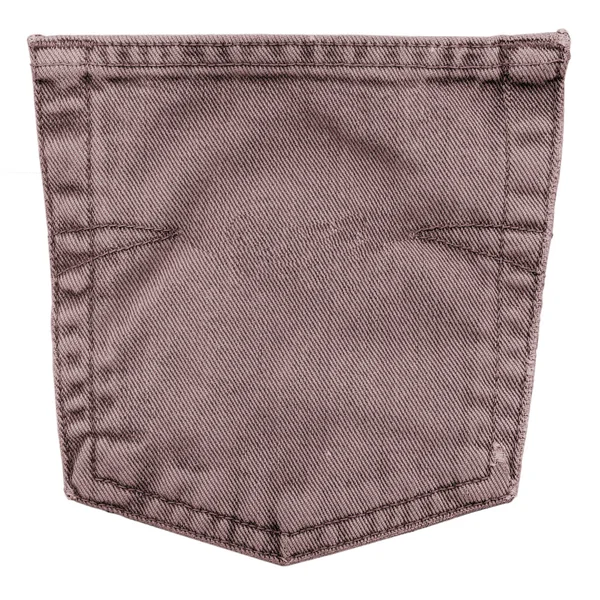 Bruna jeans ficka — Stockfoto