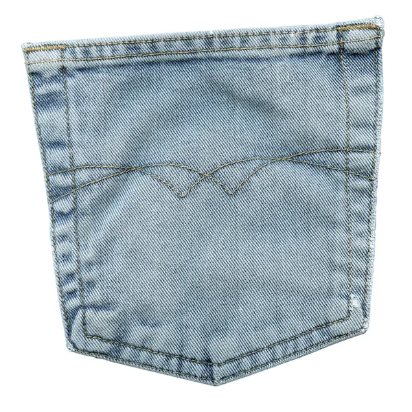 Tasca blu jeans — Foto Stock