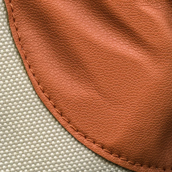 Brown leather textures — Stock Photo, Image