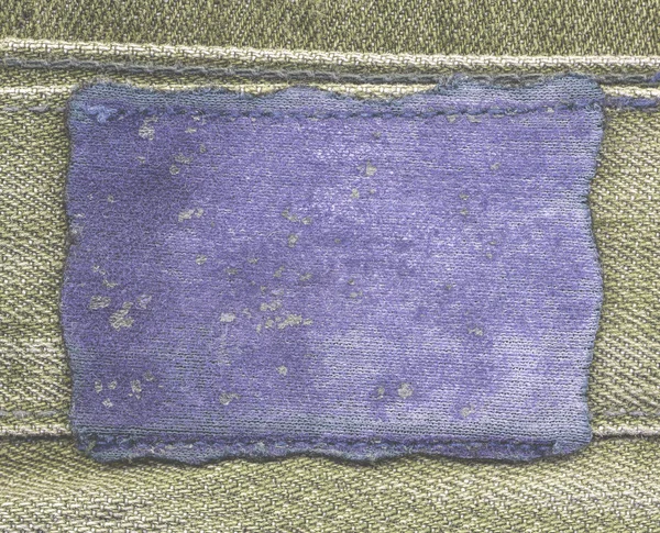 Rótulo branco violeta — Fotografia de Stock