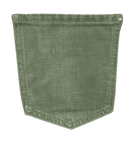 Bolso de calça verde — Fotografia de Stock