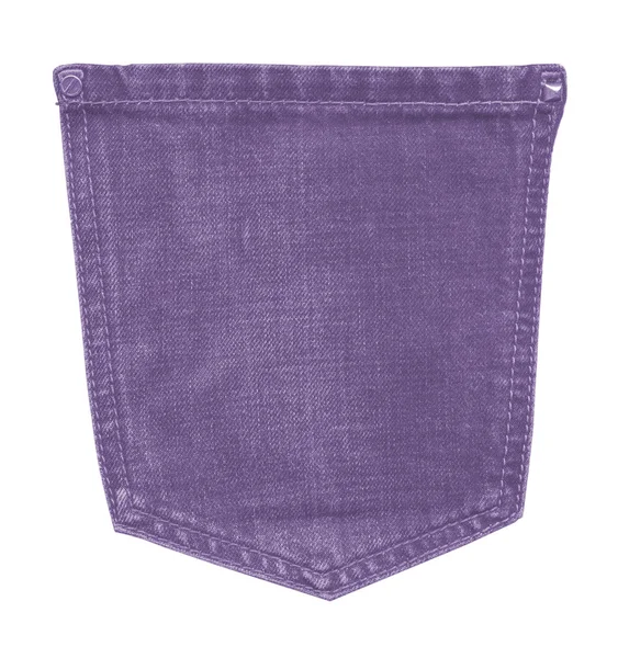 Violet  jeans   pocket — Stock Photo, Image