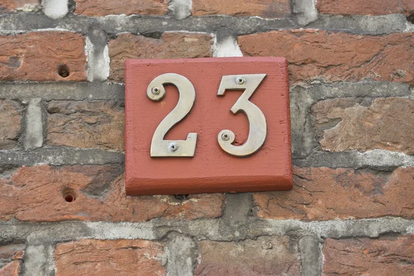 23 ev numarası — Stok fotoğraf