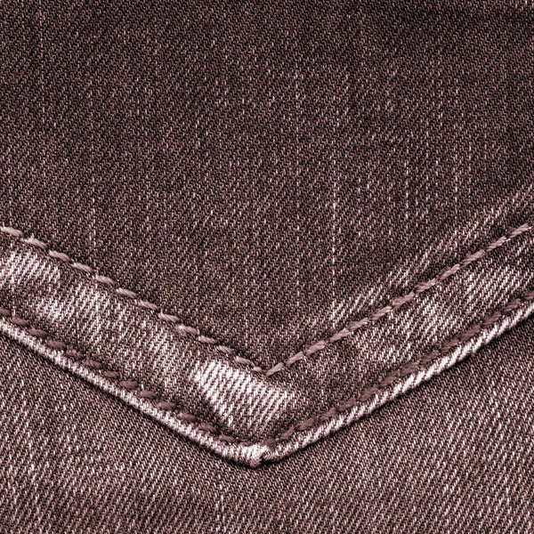 Brown jeans texture — Stock Photo, Image
