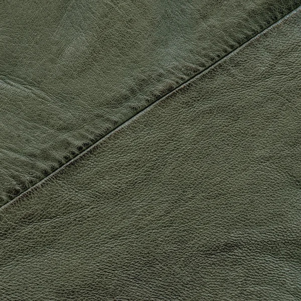 Green leather  background — Stock Photo, Image