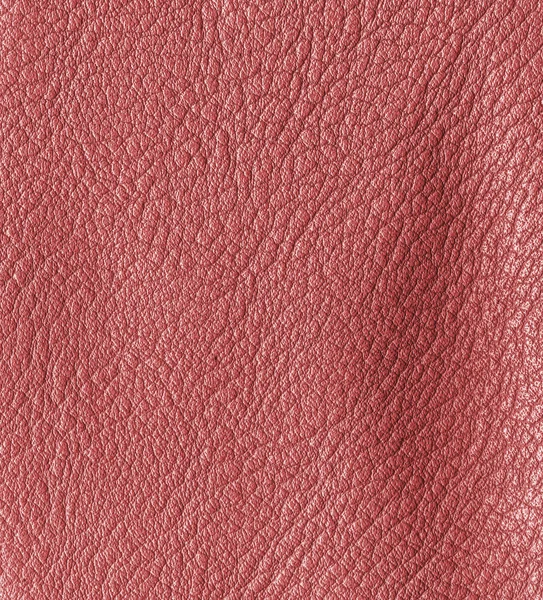 Textura de couro vermelho crumpled velho — Fotografia de Stock