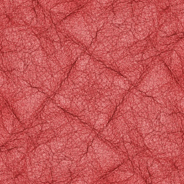 Vieille texture de cuir ridée rouge — Photo