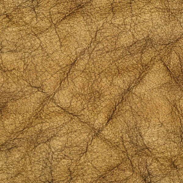 Brown wrinkled leather texture — Stock Photo, Image