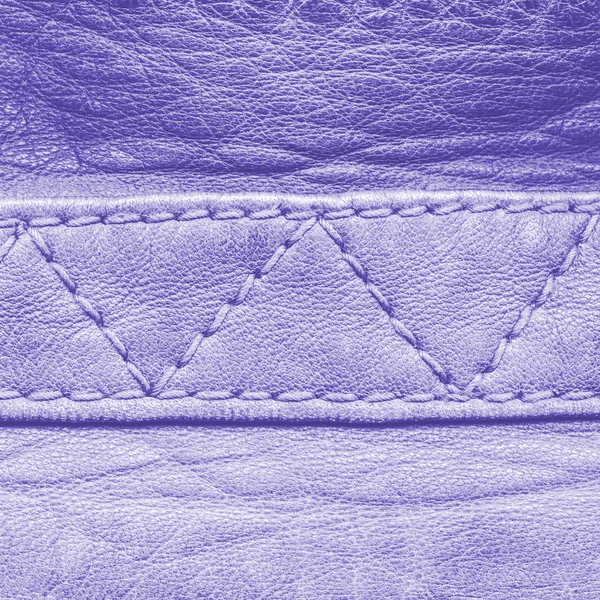 Fragment of  violet leather coat — Stock Photo, Image