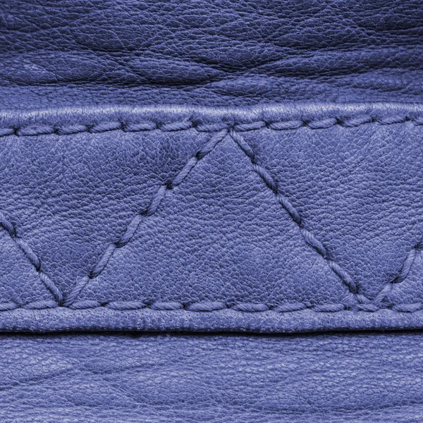 Fragmento de abrigo de cuero azul — Foto de Stock