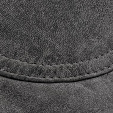 Siyah deri parçası