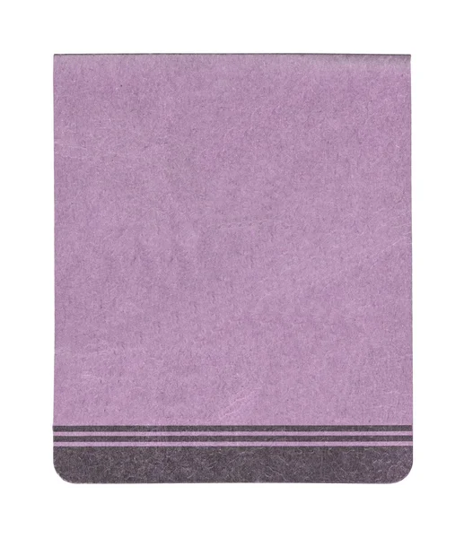 Blanco violet papier label — Stockfoto
