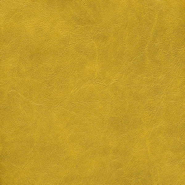Yellow leather texture. — Stock Photo, Image
